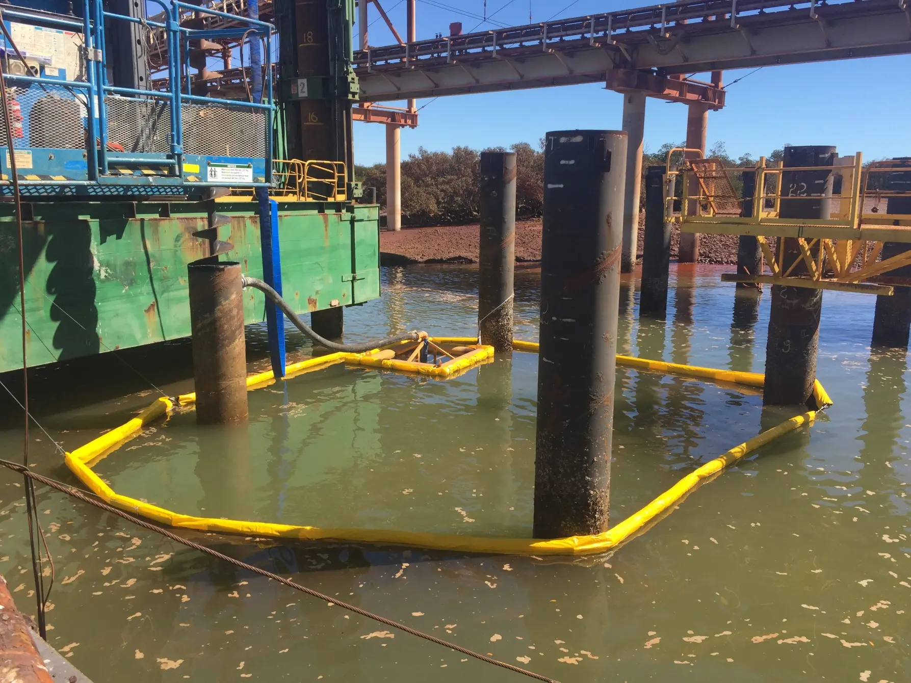 Removal of Temporary Jetty piles at Roy Hill Wharf Port Hedland