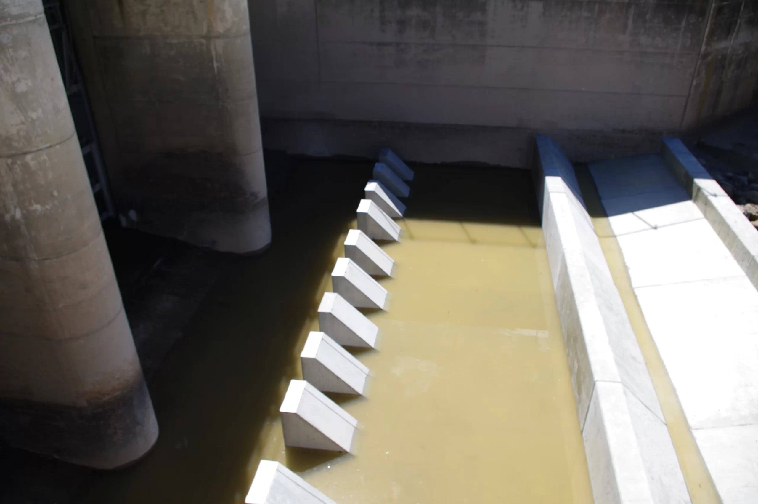Dam filters and solid concrete walls